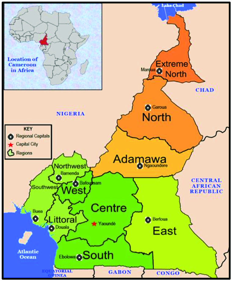 Luxecam Tours Limited - Cameroon Map - This is Cameroon